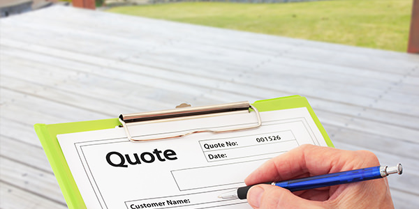 Free Online Timber Decking Quote